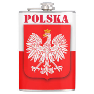 Flasques Drapeau Polska Patriotic Football Soccer