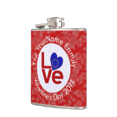 Flasques Drapeau Red LOVE de l'Union européenne Personnalis (Gauche)