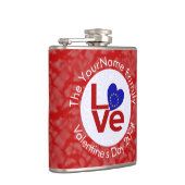 Flasques Drapeau Red LOVE de l'Union européenne Personnalis (Droite)