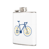 Flasques Drapeau Rhode Island à vélo (Gauche)