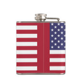 Flasques Drapeau rouge blanc et bleu patriotique américain (Dos)