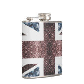 Flasques Drapeau rustique UK rouge bleu étincelants parties (Droite)
