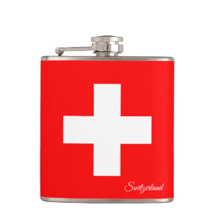 Flasques Drapeau suisse et vacances Suisse/fans sportifs