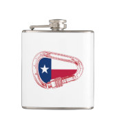 Flasques Drapeau Texas Escalade carabiner (Devant)