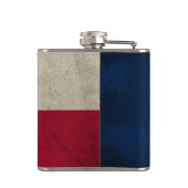 Flasques Drapeau Texas Grunge - Étoile solitaire (Dos)