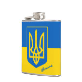 Flasques Drapeau ukrainien & fête d'anniversaire ukrainienn (Gauche)