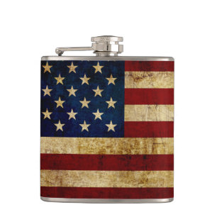 Flasques Drapeau USA / Grunged