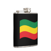 Flasques Drapeau vert, or (jaune) et rouge (Droite)