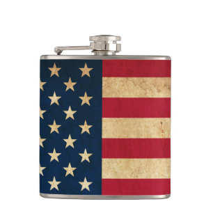 Flasques Drapeau vintage patriotique américain