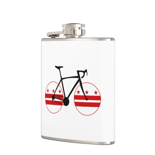 Flasques Drapeau Washington D.C. Cyclisme (Gauche)