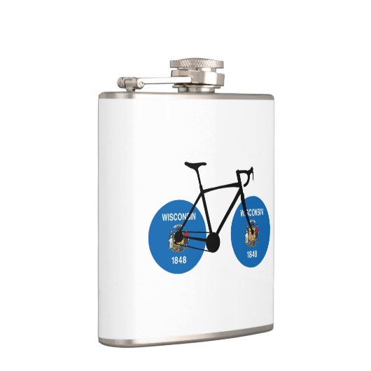Flasques Drapeau Wisconsin Cyclisme (Droite)