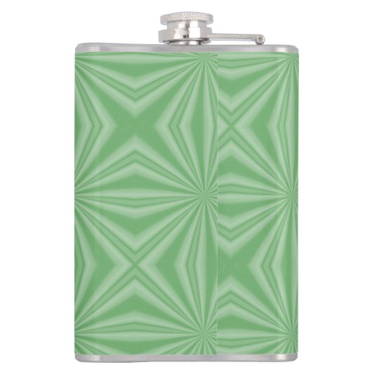 Flasques Drapeaux irlandais Shamrock Votre nom (Dos)