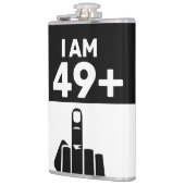 Flasques Drôle cadeau 50e anniversaire, 49 Plus un (Gauche)