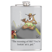 Flasques Drôle Cigar Humour Hip Flask Cadeau (Devant)