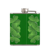 Flasques Drôle Embrasse-moi Je suis un leprechaun (Dos)