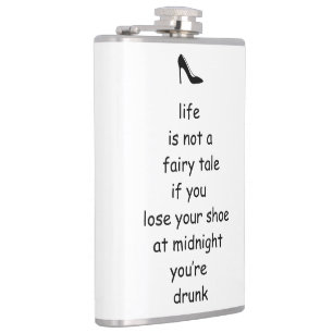 Flasques drôle Fairytale Cinderella slipper en verre