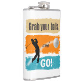 Flasques Drôle Golf attrapez vos balles ID466 (Droite)