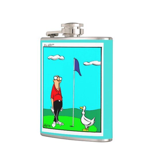 Flasques Drôle Golf Humour Flask Cadft (Gauche)