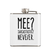 Flasques Drôle je sarcastique jamais (Dos)