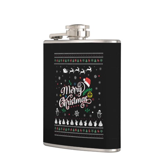 Flasques Drôle Mauvais Joyeux Noël (Gauche)