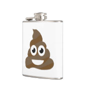 Flasques Drôle mignon Poop Emoji (Gauche)