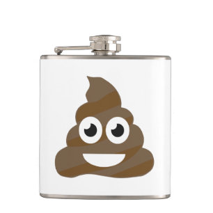 Flasques Drôle mignon Poop Emoji