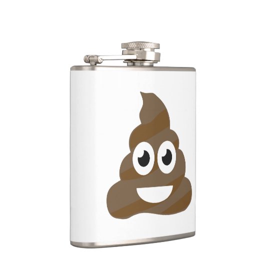 Flasques Drôle mignon Poop Emoji (Droite)