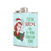 Flasques Drôle Noël Retro Rhum Boire Fête Femme (Gauche)
