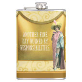 Flasques Drôle Ruiné Par Les Responsabilités (Devant)