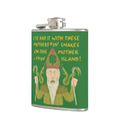 Flasques Drôle Saint Patrick's Day Snakes Joke Green Irish (Gauche)