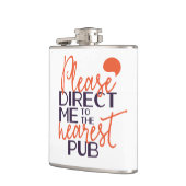 Flasques Drôle S'il vous plaît me diriger vers le Pub le pl (Gauche)