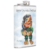 Flasques Drôle Troll Hip Flask Sippin’ Joie avec une torsio (Droite)