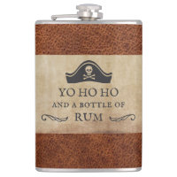 Drôle Yo Ho Ho et une bouteille de rhum pirate
