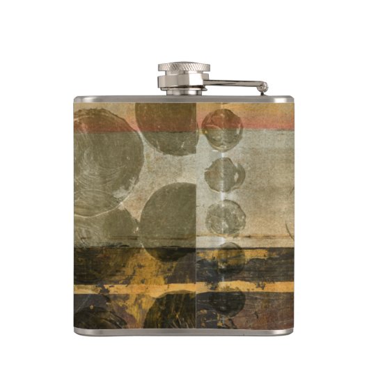 Flasques Droplets verts circulaires (Dos)