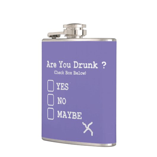 Flasques Drunk Test Funny Booze Whiskey (Gauche)