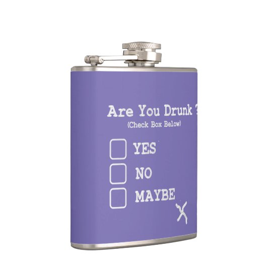 Flasques Drunk Test Funny Booze Whiskey (Droite)