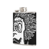 Flasques Duck man portrait sketchy drawing (Gauche)