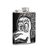 Flasques Duck man portrait sketchy drawing (Droite)