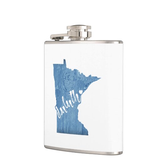 Flasques Duluth Minnesota Grain de bois (Gauche)