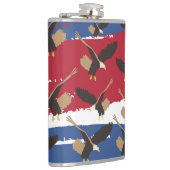 Flasques Eagle Bird USA Patriotic American Flag (Droite)