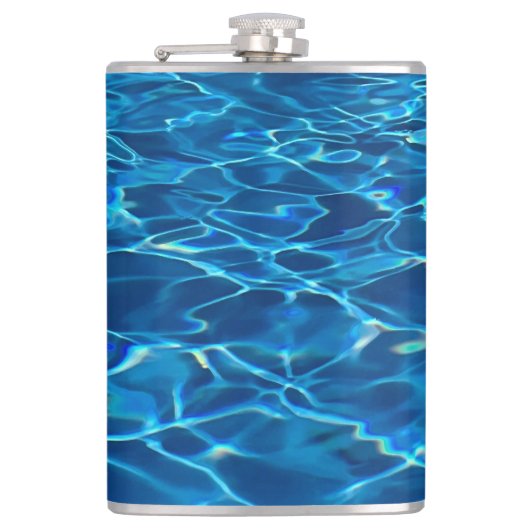 Flasques Eau de la piscine bleu foncé (Devant)