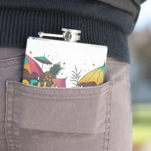 Flasques Échapper avec une gorgée : Boissons de parapluie