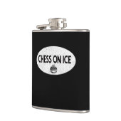 Flasques Échecs sur la fiole de curling de glace (Gauche)