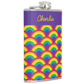 Flasques Echelle de sirène arc-en-ciel Grand nom personnali (Droite)