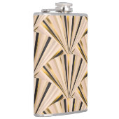 Flasques Echelles Art Déco : Glamour d'or géométrique (Droite)