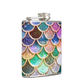 Flasques Échelles de Parties scintillant de sirène de print (Droite)