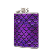 Flasques Échelles pourpres et bleues de Falln de sirène (Gauche)