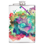 Flasques Éclaboussures uniques, audacieuses, colorées de (Devant)