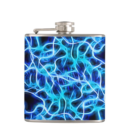 Flasques Éclair électrique néon bleu Tesla Coil (Devant)