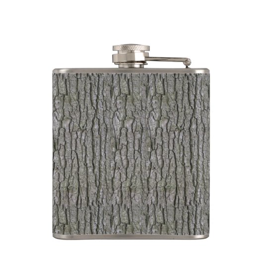 Flasques Écorce Rustique Faux Gris Sec (Dos)